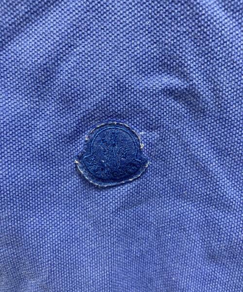 MONCLER（モンクレール）MONCLER (モンクレール) MAGLIA POLO／半袖ポロシャツ ブルー サイズ:Sの古着・服飾アイテム