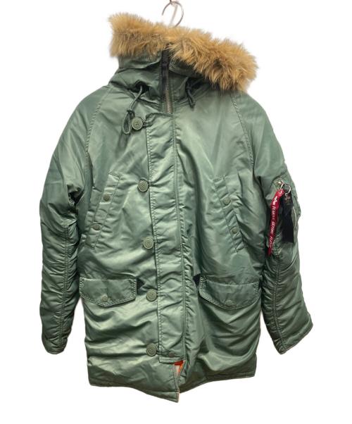ALPHA（アルファ）ALPHA (アルファ) N-3Bタイプコート オリーブ サイズ:Sの古着・服飾アイテム