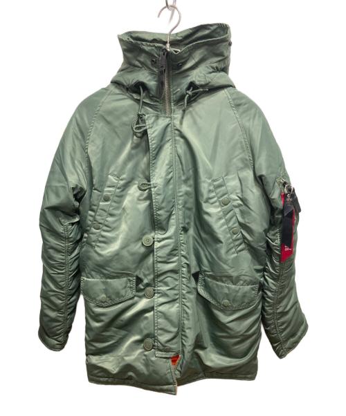 ALPHA（アルファ）ALPHA (アルファ) N-3Bタイプコート オリーブ サイズ:Sの古着・服飾アイテム
