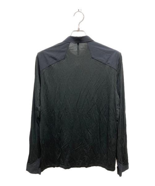 ARC'TERYX VEILANCE（アークテリクスヴェイランス）ARC'TERYX VEILANCE (アークテリクス ヴェイランス) Frame LS Polo ポロシャツ ブラック サイズ:Mの古着・服飾アイテム