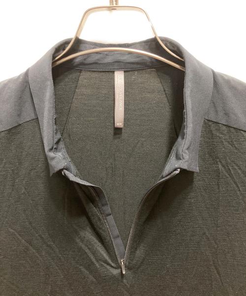 ARC'TERYX VEILANCE（アークテリクスヴェイランス）ARC'TERYX VEILANCE (アークテリクス ヴェイランス) Frame LS Polo ポロシャツ ブラック サイズ:Mの古着・服飾アイテム