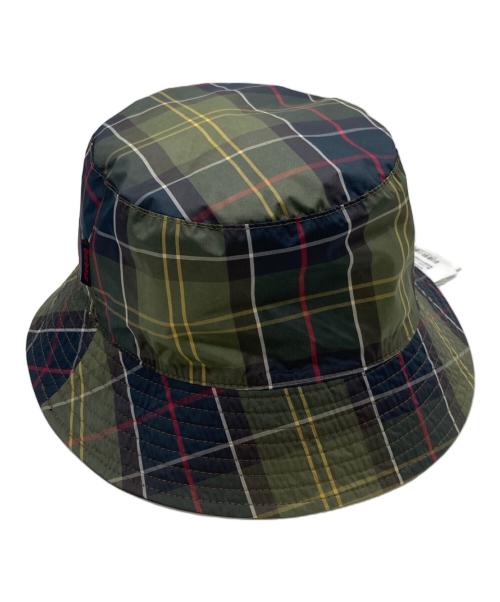 Barbour（バブアー）Barbour (バブアー) Hutton リバーシブル バケットハット ネイビー サイズ:M 未使用品の古着・服飾アイテム