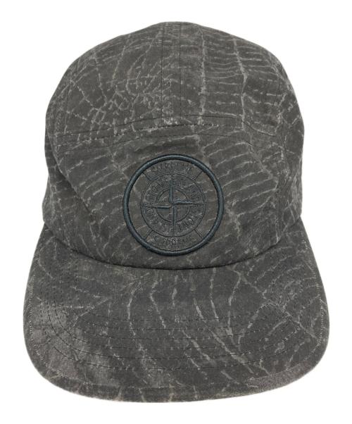 STONE ISLAND（ストーンアイランド）STONE ISLAND (ストーンアイランド) SUPREME (シュプリーム) キャンプキャップ／23AW CAMP CAP グレーの古着・服飾アイテム