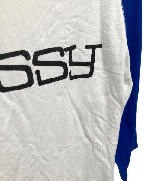 stussy（ステューシー）stussy (ステューシー) ヴィンテージ7分袖カットソー ホワイト サイズ:Lの古着・服飾アイテム
