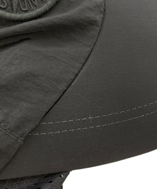 STONE ISLAND（ストーンアイランド）STONE ISLAND (ストーンアイランド) ナイロンメタルロゴ6パネルキャップ ブラック サイズ:Lの古着・服飾アイテム