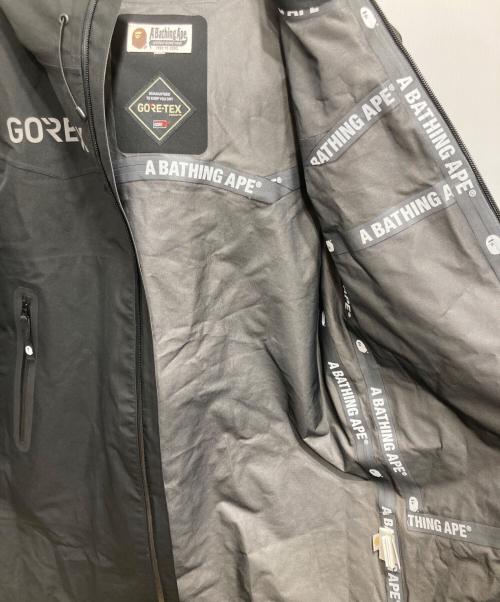 A BATHING APE（ア ベイシング エイプ）A BATHING APE (ア ベイシング エイプ) マウンテンパーカー／GORE-TEX SHARK HOODIE JACKET ブラック サイズ:Ｓの古着・服飾アイテム
