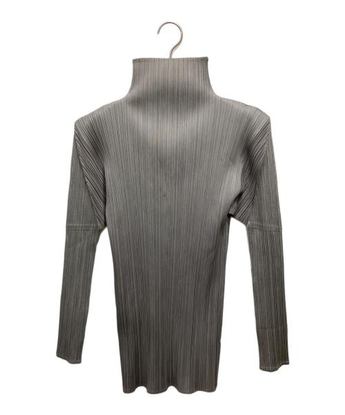 PLEATS PLEASE（プリーツプリーズ）PLEATS PLEASE (プリーツプリーズ) プリーツカットソー グレー サイズ:3の古着・服飾アイテム