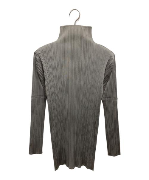 PLEATS PLEASE（プリーツプリーズ）PLEATS PLEASE (プリーツプリーズ) プリーツカットソー グレー サイズ:3の古着・服飾アイテム