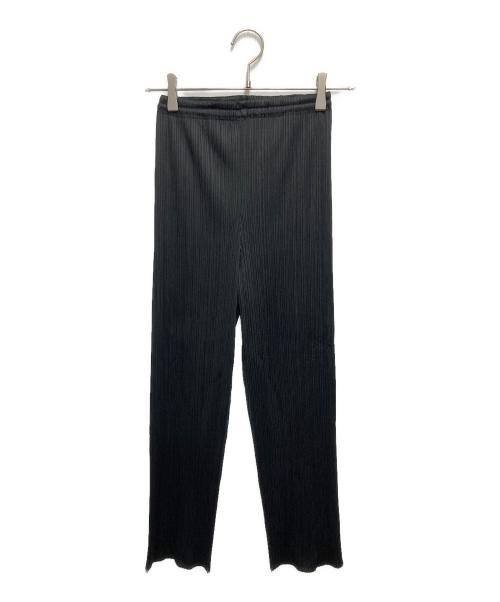 PLEATS PLEASE（プリーツプリーズ）PLEATS PLEASE (プリーツプリーズ) プリーツパンツ ブラック サイズ:4の古着・服飾アイテム