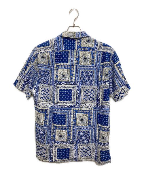 POLO RALPH LAUREN（ポロ・ラルフローレン）POLO RALPH LAUREN (ポロ・ラルフローレン) ヴィンテージシャツ CLAYTON バンダナオープンカラーシャツ ブルー サイズ:Mの古着・服飾アイテム