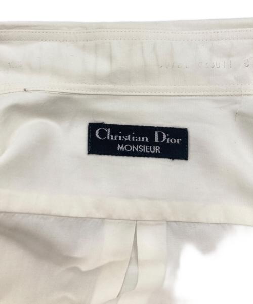 Christian Dior MONSIEUR（クリスチャンディオールムッシュ）Christian Dior MONSIEUR (クリスチャンディオールムッシュ) ドレスシャツ ホワイト サイズ:9の古着・服飾アイテム