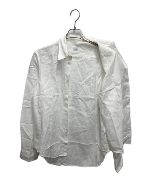 JIL SANDER（ジルサンダー）JIL SANDER (ジルサンダー) ラミードレスシャツ ホワイト サイズ:40の古着・服飾アイテム