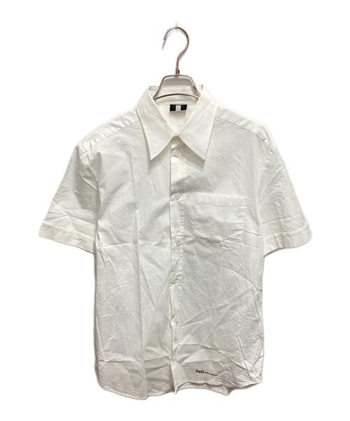 D&G（ディーアンドジー）D&G (ディーアンドジー) 半袖シャツ ホワイト サイズ:32の古着・服飾アイテム