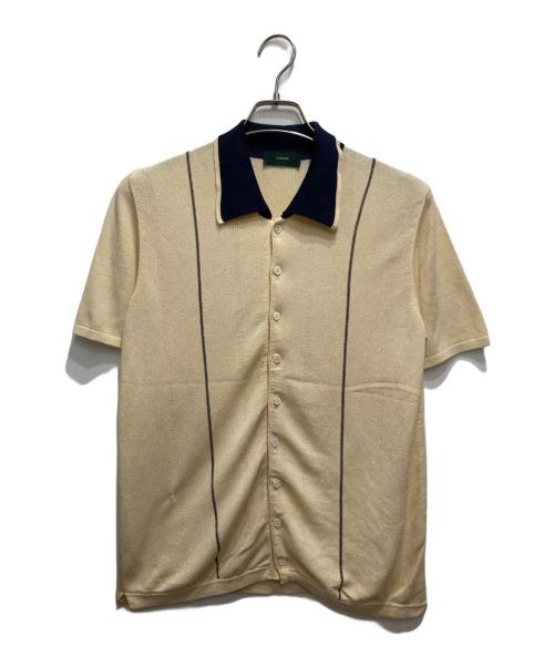 Zanone（ザノーネ）Zanone (ザノーネ) ヴィンテージサマーニットシャツ ベージュ サイズ:48の古着・服飾アイテム