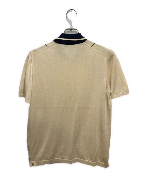 Zanone（ザノーネ）Zanone (ザノーネ) ヴィンテージサマーニットシャツ ベージュ サイズ:48の古着・服飾アイテム