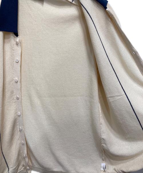 Zanone（ザノーネ）Zanone (ザノーネ) ヴィンテージサマーニットシャツ ベージュ サイズ:48の古着・服飾アイテム