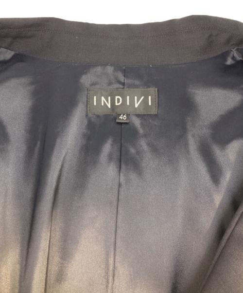 INDIVI（インディヴィ）INDIVI (インディヴィ) セットアップスーツ ブラック サイズ:ジャケット46　パンツ44の古着・服飾アイテム