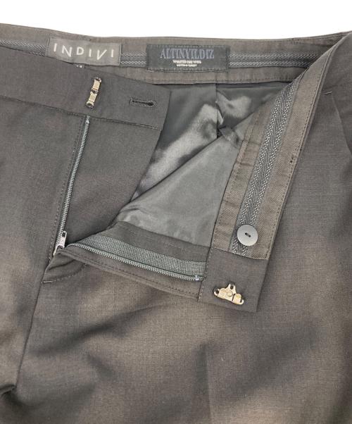 INDIVI（インディヴィ）INDIVI (インディヴィ) セットアップスーツ ブラック サイズ:ジャケット46　パンツ44の古着・服飾アイテム