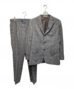 THE SUIT COMPANYザ・スーツカンパニー）の古着「3釦段返りシングルスーツ 2タック」｜ブラウン