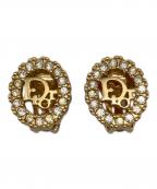 Christian Diorクリスチャン ディオール）の古着「ロゴイヤリング」｜ゴールド