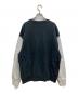 UNUSED (アンユーズド) バイカラーロングスリーブスウェット ブラック サイズ:3：5000円