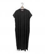 SLOW23区スローニジュウサンク）の古着「ノースリーブワンピース」｜ブラック