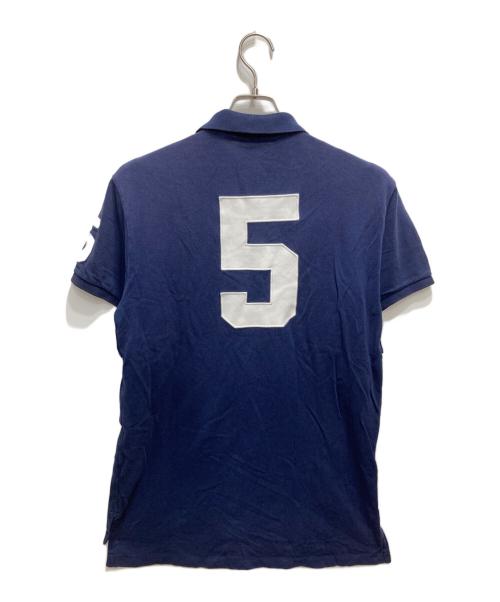 POLO RALPH LAUREN（ポロ・ラルフローレン）POLO RALPH LAUREN (ポロ・ラルフローレン) ビッグポニー NEWYORK 5 ポロシャツ ネイビー サイズ:Mの古着・服飾アイテム