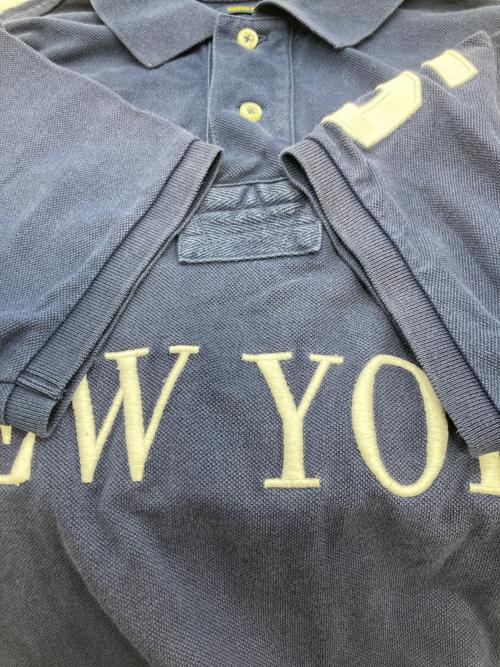 POLO RALPH LAUREN（ポロ・ラルフローレン）POLO RALPH LAUREN (ポロ・ラルフローレン) ビッグポニー NEWYORK 5 ポロシャツ ネイビー サイズ:Mの古着・服飾アイテム
