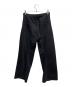 NVRFRGT (ネヴァーフォーゲット) 3D Twisted Wide Leg Jeans ブラック サイズ:1：25000円