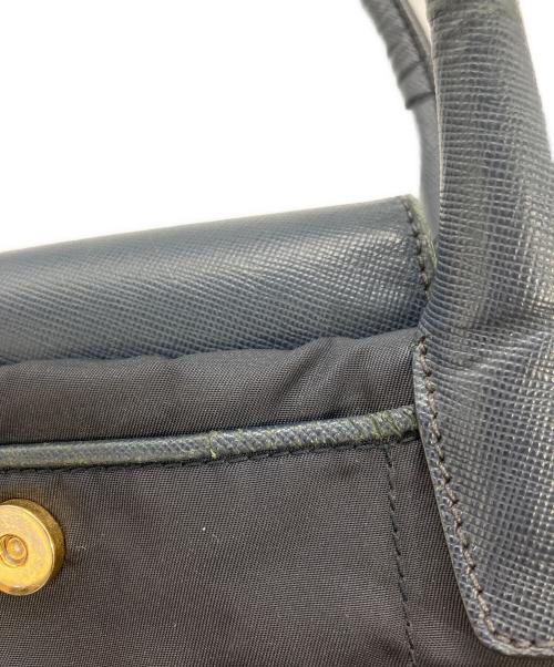 PRADA（プラダ）PRADA (プラダ) 2WAYナイロントートバッグ ネイビーの古着・服飾アイテム