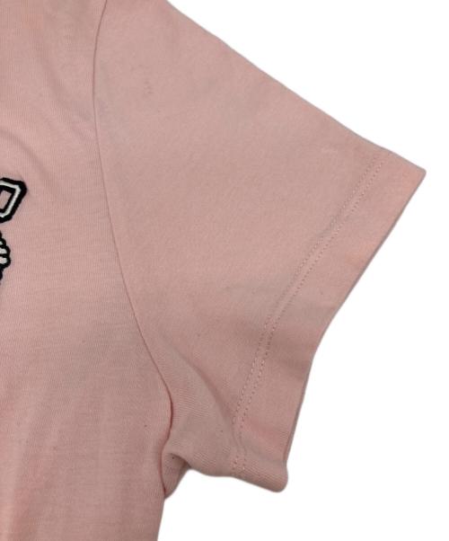 KENZO（ケンゾー）KENZO (ケンゾー) 'Varsity Tiger' 刺繍 Tシャツ ピンク サイズ:Mの古着・服飾アイテム