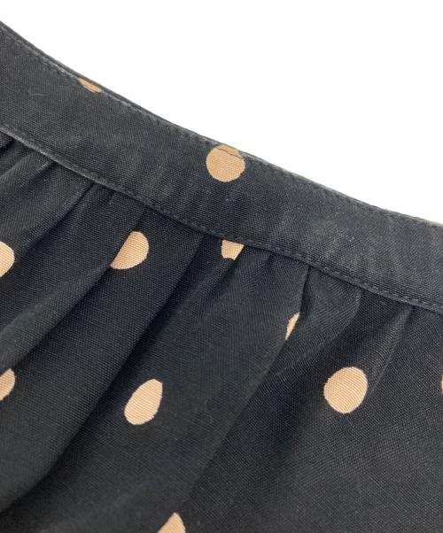 DRESSTERIOR（ドレステリア）DRESSTERIOR (ドレステリア) イペカドットプリントボリュームスリーブブラウス ブラック サイズ:36の古着・服飾アイテム