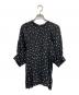 DRESSTERIOR（ドレステリア）の古着「イペカドットプリントボリュームスリーブブラウス」｜ブラック
