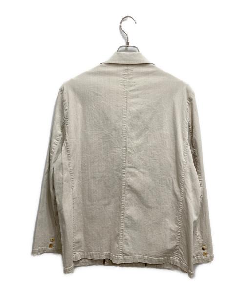 PAPAS（パパス）PAPAS (パパス) 4内ポケジャケット ベージュ サイズ:Mの古着・服飾アイテム