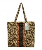 Hoaw×Whim Gazetteハァウ×ウィムガゼット）の古着「Sampoコラボアイテム トートバッグ」｜ブラウン