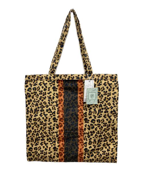 Hoaw（ハァウ）Hoaw (ハァウ) Whim Gazette (ウィムガゼット) Sampoコラボアイテム トートバッグ ブラウン サイズ:F 未使用品の古着・服飾アイテム