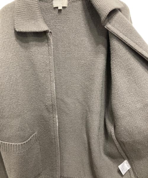 MARGARET HOWELL（マーガレットハウエル）MARGARET HOWELL (マーガレットハウエル) カシミヤシルクブレンドニットジャケット ブラウン サイズ:Lの古着・服飾アイテム