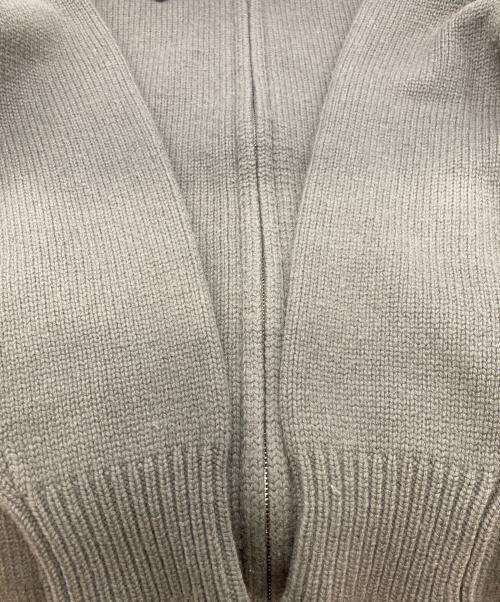 MARGARET HOWELL（マーガレットハウエル）MARGARET HOWELL (マーガレットハウエル) カシミヤシルクブレンドニットジャケット ブラウン サイズ:Lの古着・服飾アイテム