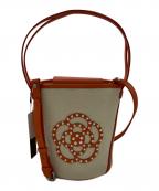 CLATHASクレイサス）の古着「パーリー 2WAYショルダー キャメル」｜ベージュ×オレンジ