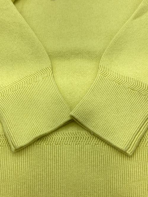 HUMAN WOMAN（ヒューマンウーマン）HUMAN WOMAN (ヒューマンウーマン) モックネックニットトレーナー イエロー サイズ:M 未使用品の古着・服飾アイテム