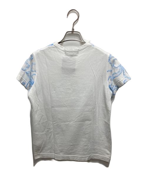 tricot COMME des GARCONS（トリココムデギャルソン）tricot COMME des GARCONS (トリココムデギャルソン) レースデザインＴシャツ ホワイト サイズ:Sの古着・服飾アイテム