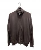 AURALEEオーラリー）の古着「SUPER HIGH GAUGE SWEAT ZIP BLOUSON／スーパー ハイゲージ ジップアップ スウェットシャツ」｜ブラウン