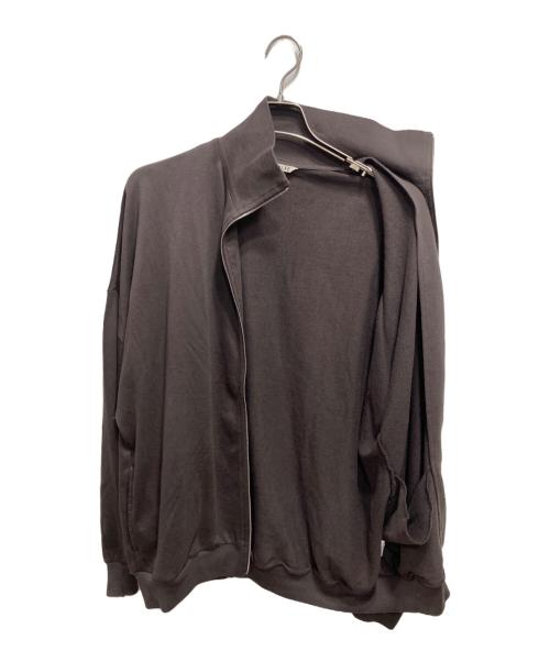 AURALEE（オーラリー）AURALEE (オーラリー) SUPER HIGH GAUGE SWEAT ZIP BLOUSON／スーパー ハイゲージ ジップアップ スウェットシャツ ブラウン サイズ:XLの古着・服飾アイテム