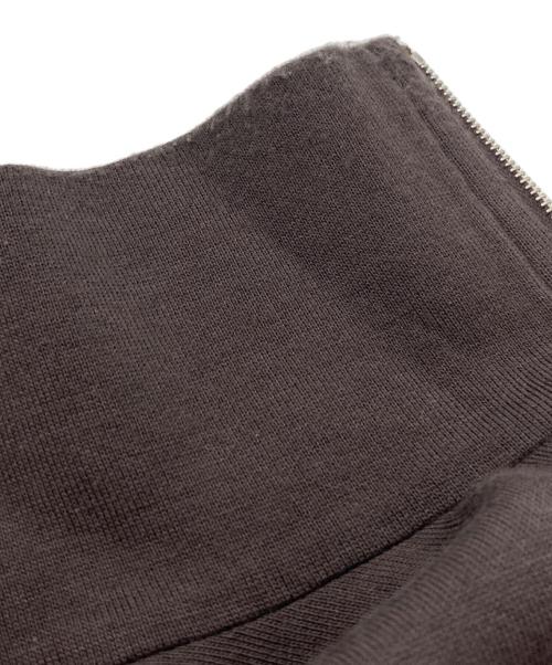 AURALEE（オーラリー）AURALEE (オーラリー) SUPER HIGH GAUGE SWEAT ZIP BLOUSON／スーパー ハイゲージ ジップアップ スウェットシャツ ブラウン サイズ:XLの古着・服飾アイテム