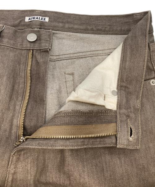 AURALEE（オーラリー）AURALEE (オーラリー) HARD TWIST BROWN DENIM 5P パンツ ブラウン サイズ:W32の古着・服飾アイテム