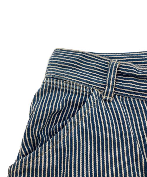 45R（フォーティファイブ・アール）45R (フォーティファイブ・アール) ストライプパンツ ブルー サイズ:表記無しの古着・服飾アイテム