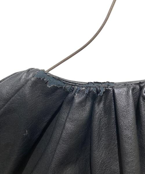 CLANE（クラネ）CLANE (クラネ) “EGG FAKE LEATHER JACKET” エッグフェイクレザージャケット ブラック サイズ:1の古着・服飾アイテム