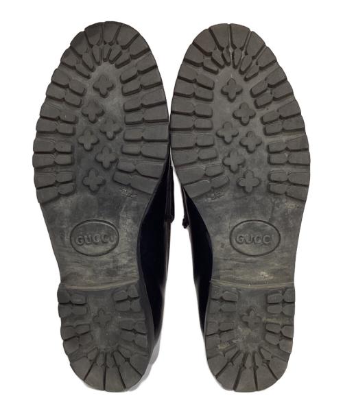 GUCCI（グッチ）GUCCI (グッチ) ビットローファー ブラック サイズ:36１/２の古着・服飾アイテム