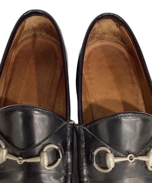 GUCCI（グッチ）GUCCI (グッチ) ビットローファー ブラック サイズ:36１/２の古着・服飾アイテム