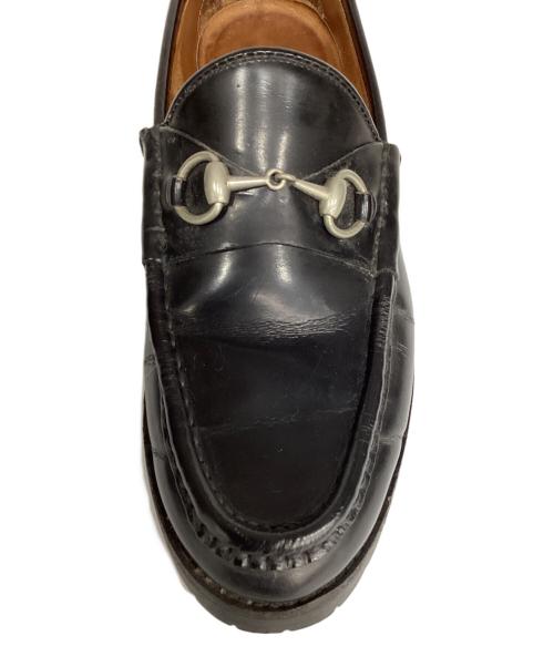 GUCCI（グッチ）GUCCI (グッチ) ビットローファー ブラック サイズ:36１/２の古着・服飾アイテム